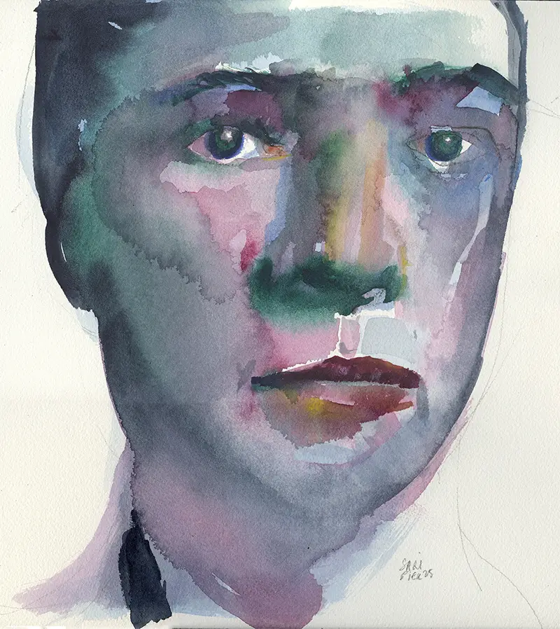 Piek-Sari-2025 Aquarel a3 'Direct' uitsnede